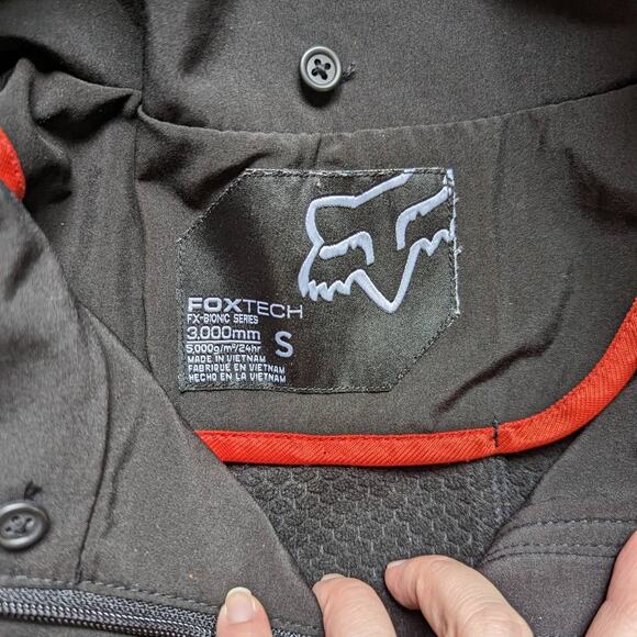 Fox Racing Foxtech Moto Jacket Black Outerwear Womens Small FX-Bionic Series - Picture 3 of 4